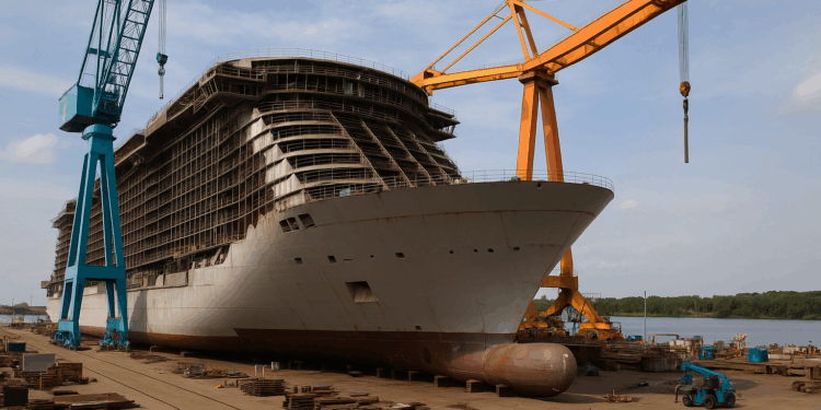 Comienza la construcción del cuarto crucero de la Icon Class de Royal Caribbean