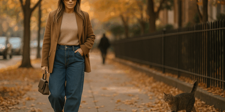 Jennifer Lopez lleva pantalones barrel con botines perfectos para otoño 2025