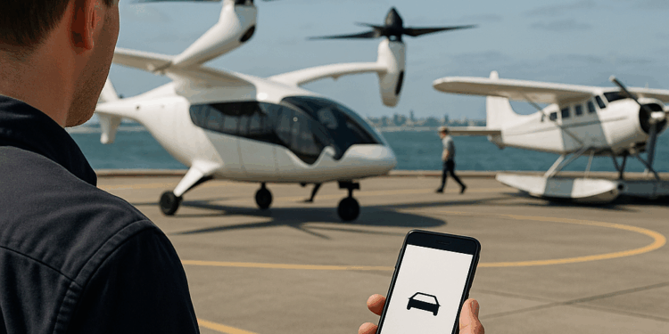 Joby llevará viajes en helicóptero e hidroaviones a la aplicación Uber a partir de 2026