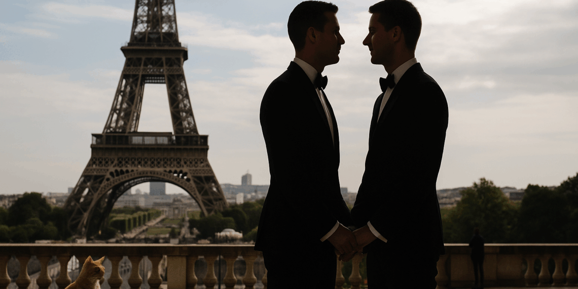 Charles Porch and Robert Denning’s Wedding Weekend in Paris Was a Celebration of Art and History