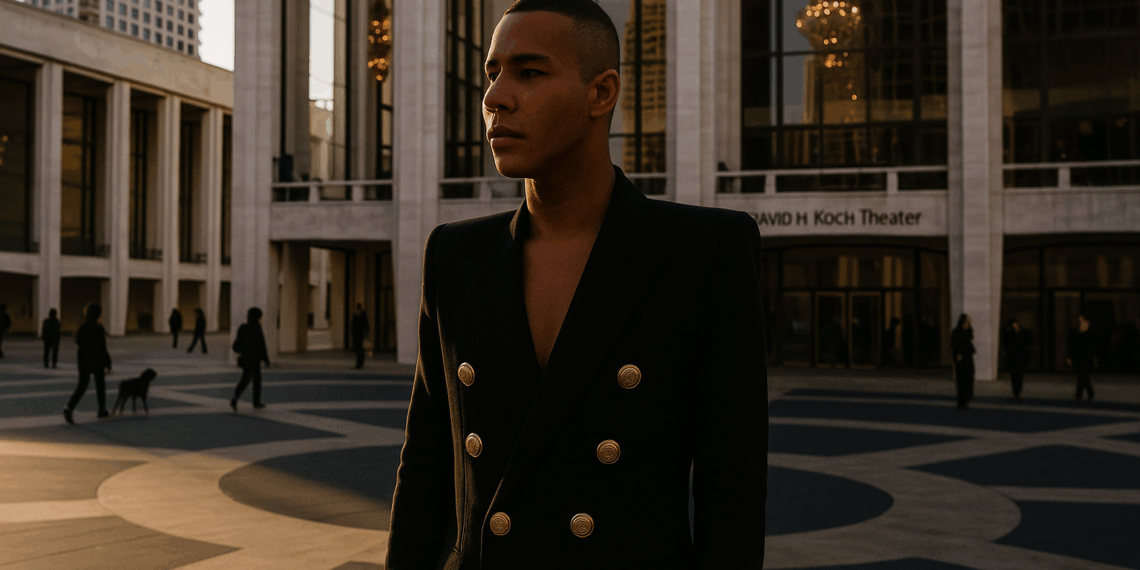 Balmaination Took Over Lincoln Center as Olivier Rousteing Accepted the Couture Council Award
