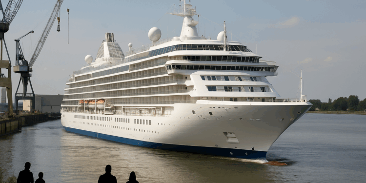 Star Princess sale del astillero y navega a España para viaje inaugural