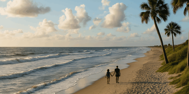 La paradisíaca playa, a dos horas de Orlando, ideal para relajarse luego de visitar Disney World
