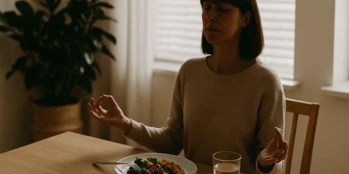 El hábito que ayuda a reducir el estrés y los niveles de cortisol a la hora de la comida