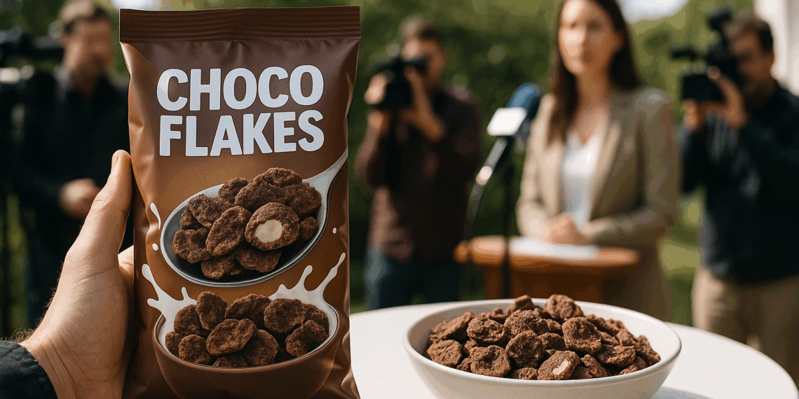Choco Flakes presenta su primera variedad con relleno de crema de leche