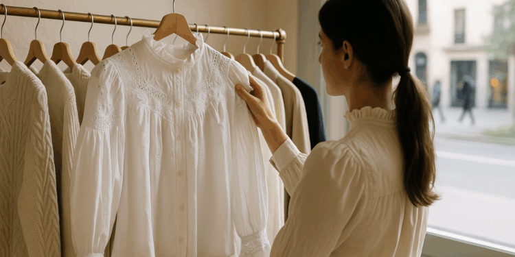 Las blusas victorianas están de moda y así se llevan de acuerdo a las pasarelas de Otoño-Invierno 2025