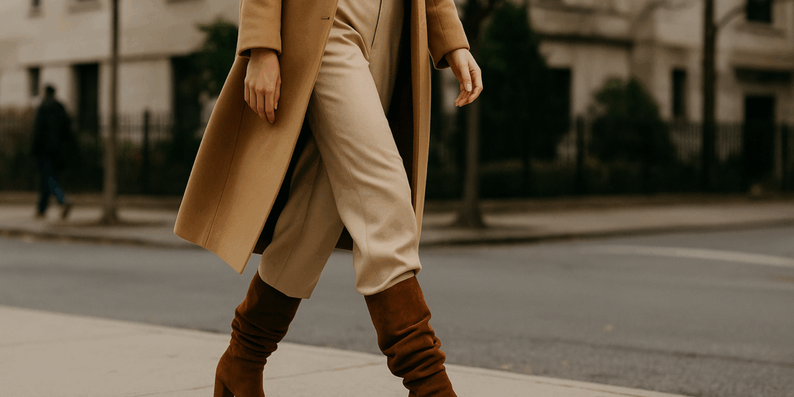 Las botas slouchy de los 70 regresan y estos son los mejores pantalones para usarlas en otoño 2025