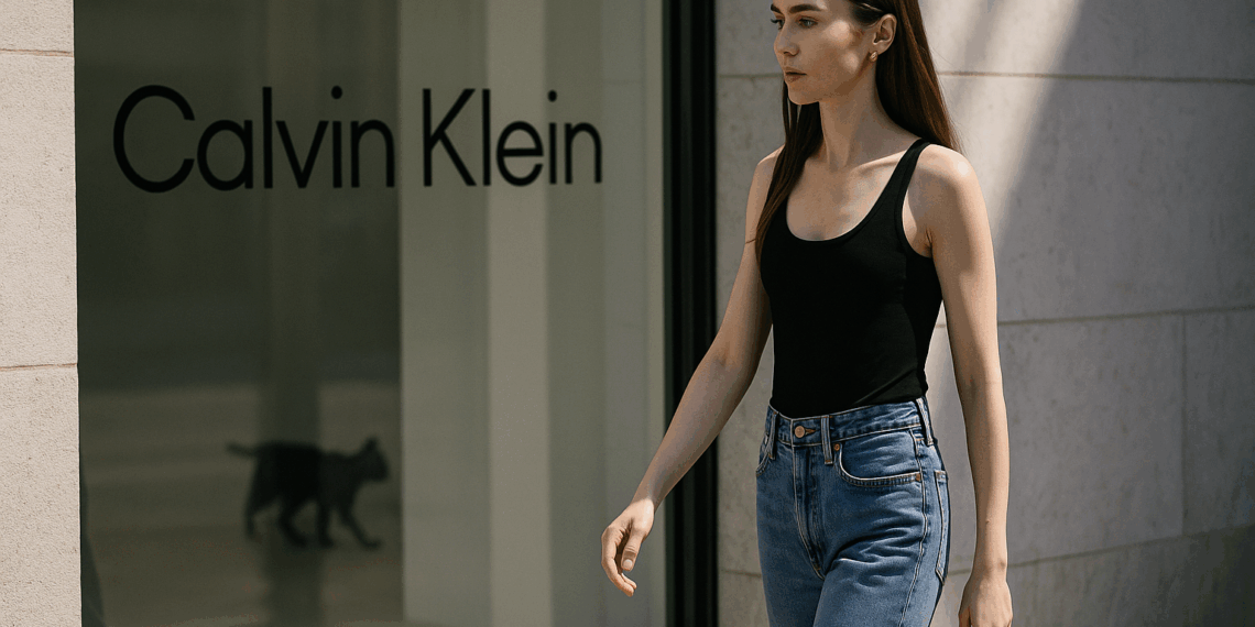 Lily Collins Went All-In on ’90s Minimalism at Calvin Klein