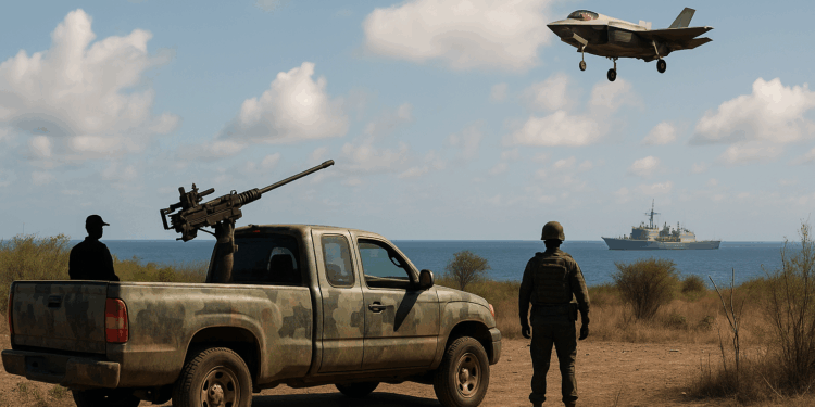 Los cárteles no tienen tanques ni radares, pero EE.UU. los combate con F-35 y destructores en el Caribe: ¿por qué?