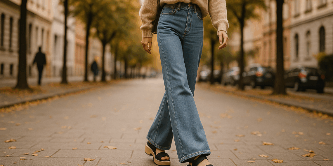 Los baggy jeans que Sofía Vergara combina con sandalias de plataforma son tendencia de otoño 2025