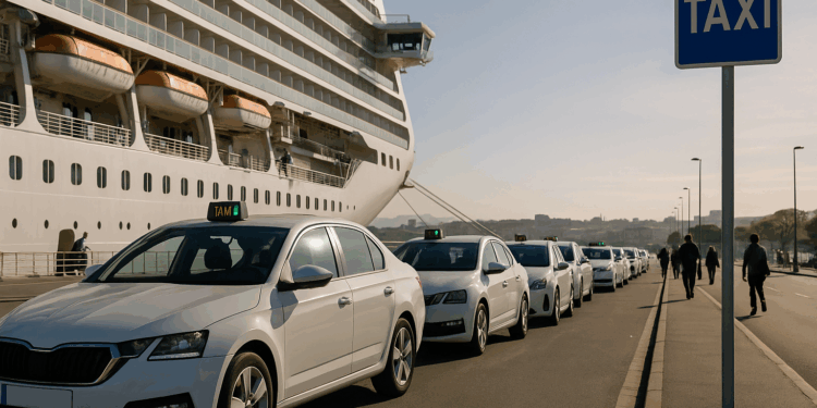 Más taxis para los cruceros en Getxo
