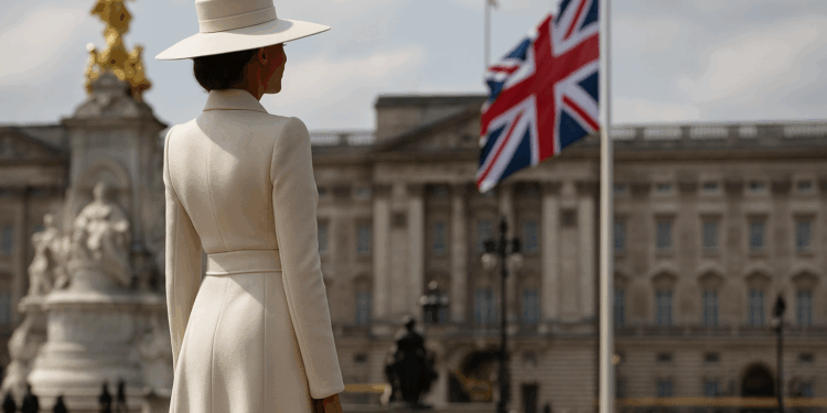 Melania Trump Wears Her British Best for a Historic State Visit to the UK