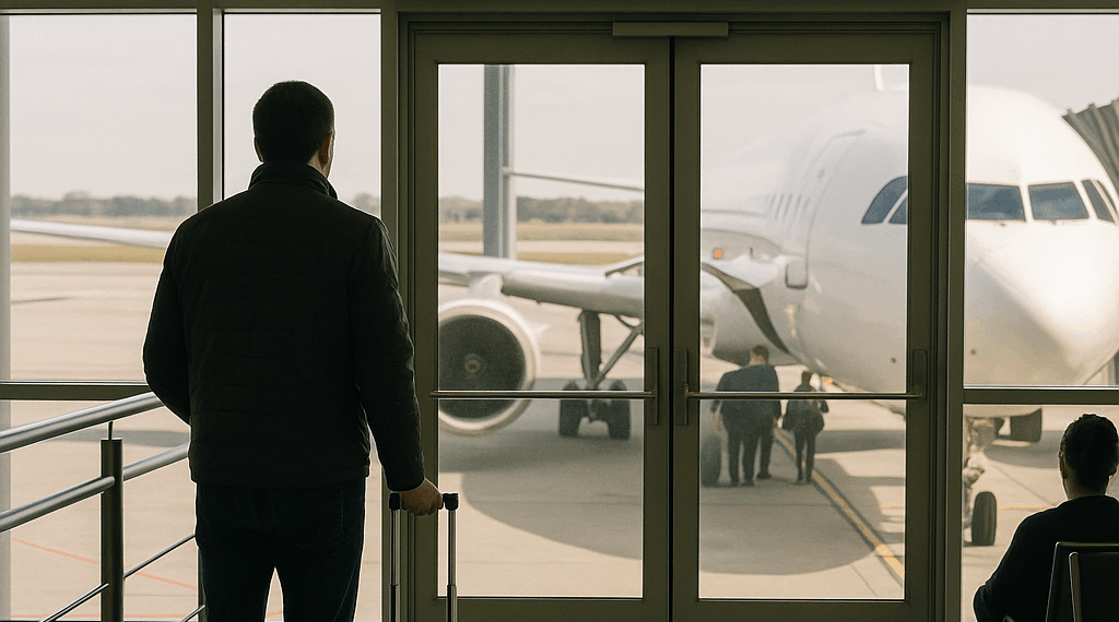 "No te pongas a hacer fila en la puerta de embarque"