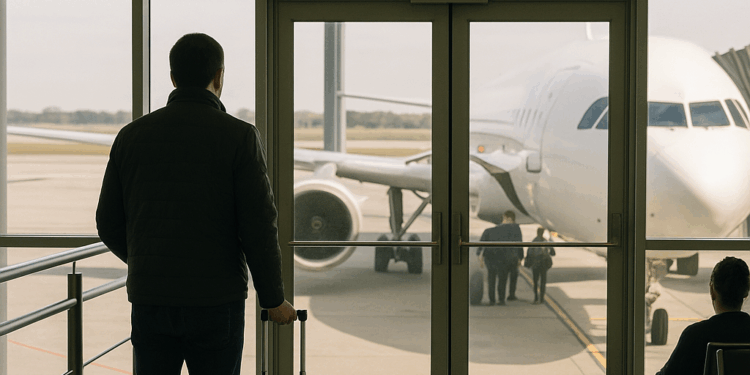 "No te pongas a hacer fila en la puerta de embarque"