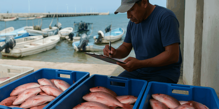 Pescadores yucatecos fortalecen trazabilidad y se abren nuevos mercados