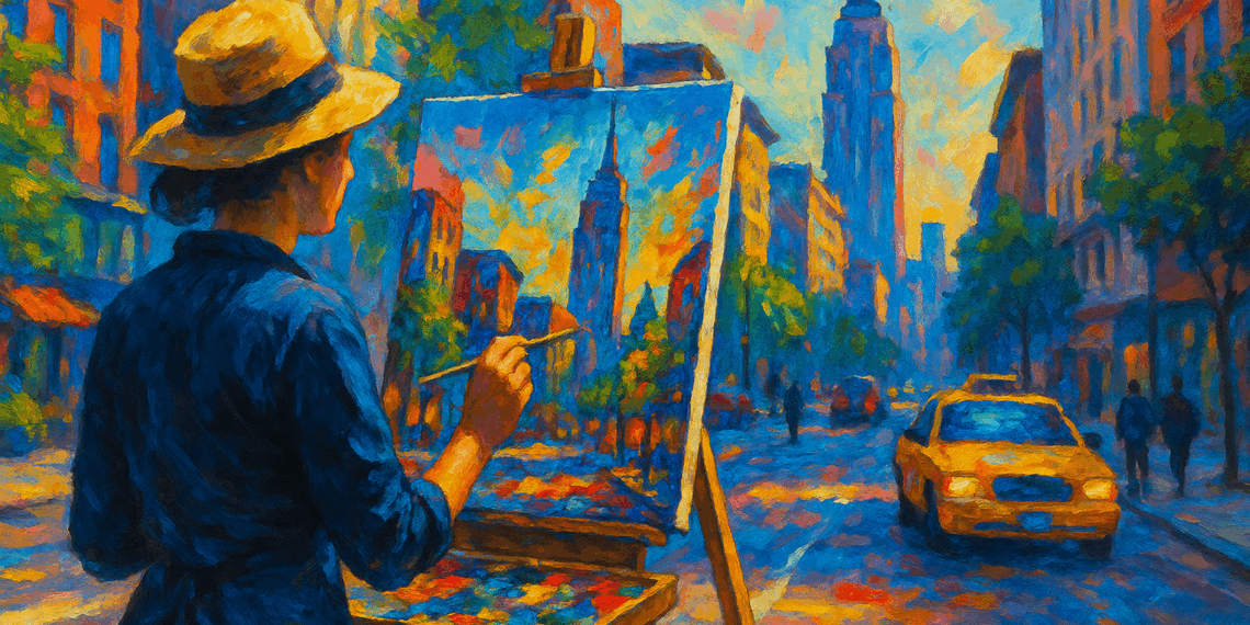 Adam Dressner Paints Your Favorite New Yorkers in Full-Spectrum Color