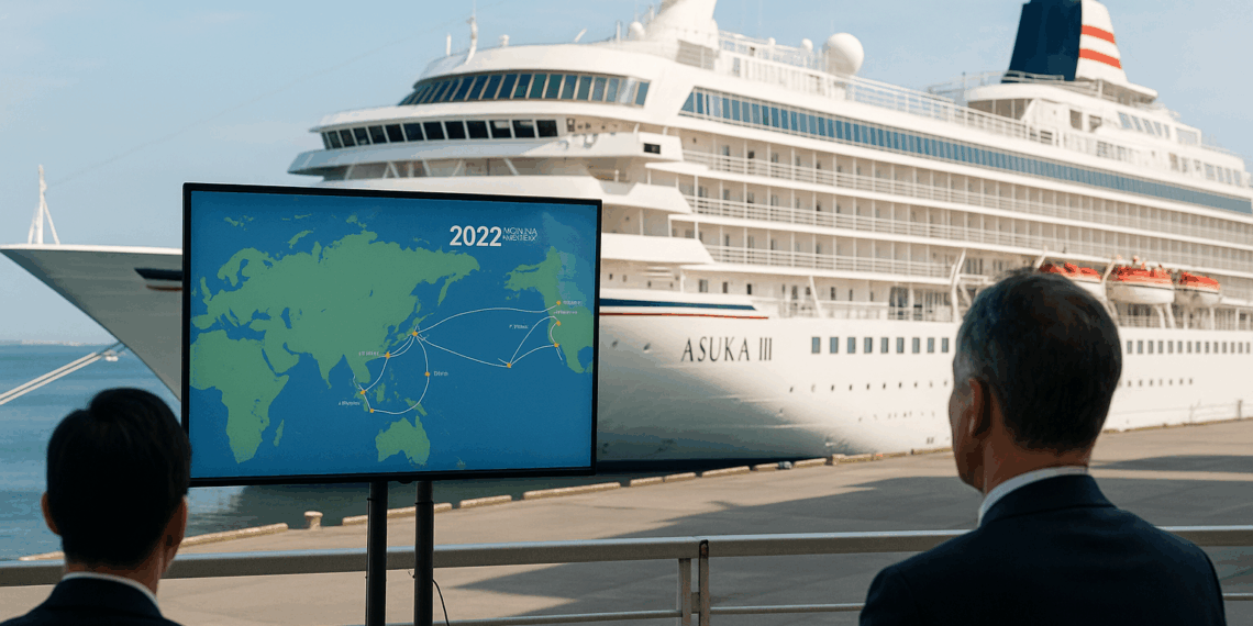NYK Cruises presenta los itinerarios iniciales de 2026 para el Asuka III
