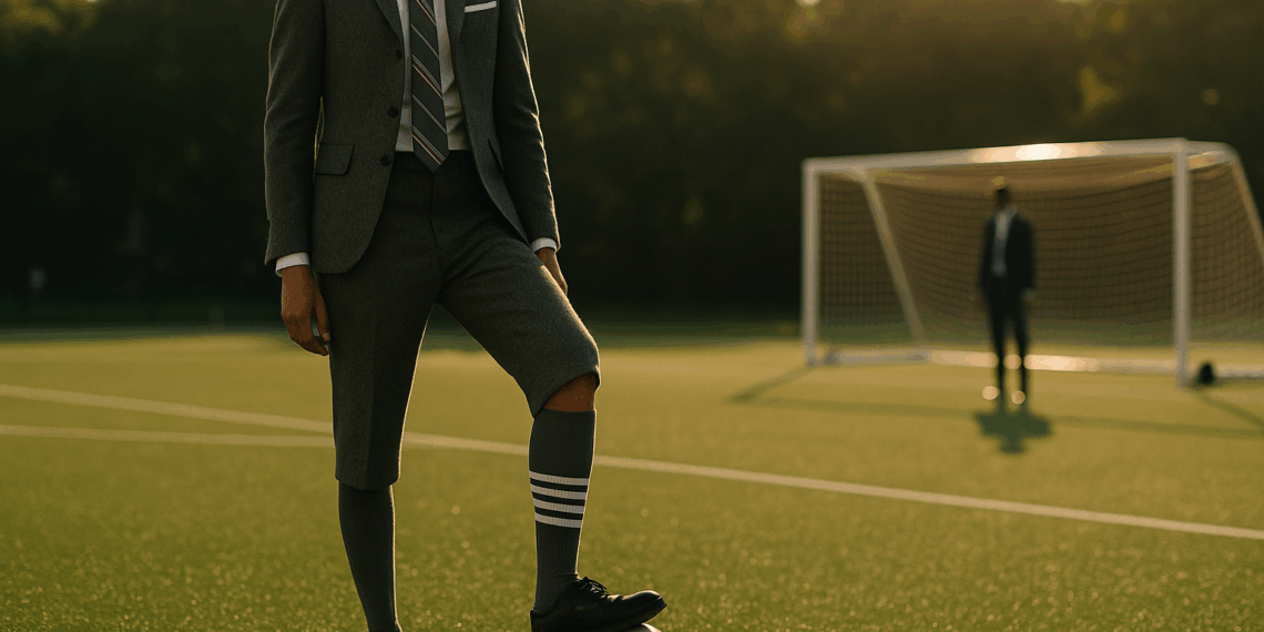 First Down, First Look! Thom Browne & GQ Launch a Football Capsule With a Chic Scrimmage
