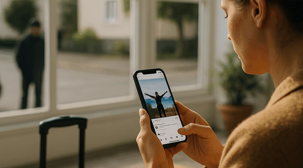 Publicar viajes en redes permite a delincuentes rastrear hábitos digitales y planear hurtos