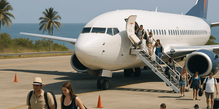 Puerto Escondido registra aumento del 10% en viajes aéreos en 2025