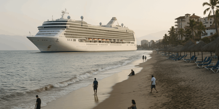 Puerto Vallarta registra baja en cruceros y pasajeros en primeros dos cuatrimestres de 2025