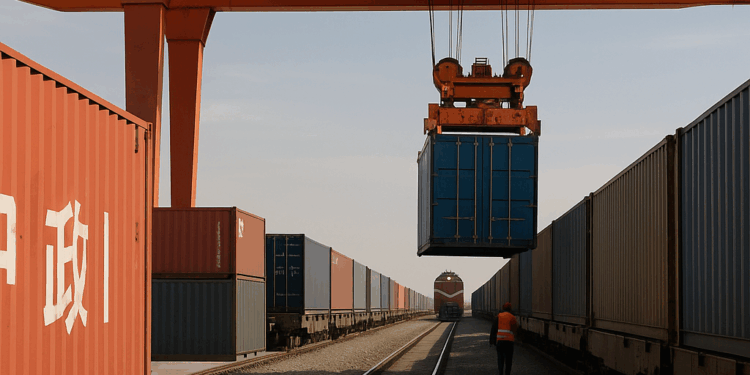 Principal Puerto de Xinjiang gestiona más de 7.000 viajes en tren de carga entre China y Europa en 2025