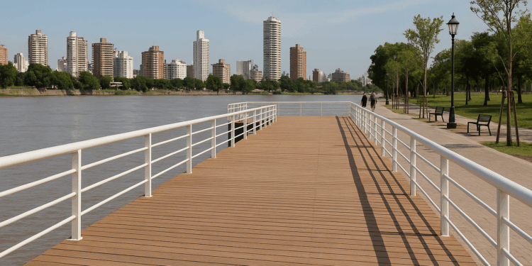 Reconstrucción del muelle de La Fluvial: “Va a permitir disfrutar de este espacio que vincula al río con la ciudad”
