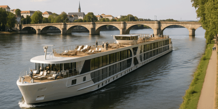 Riverside Mozart navegando por el Danubio.