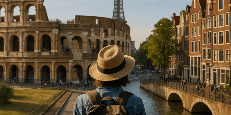 Roma, París y Ámsterdam, los destinos que buscan los españoles para romper con la rutina