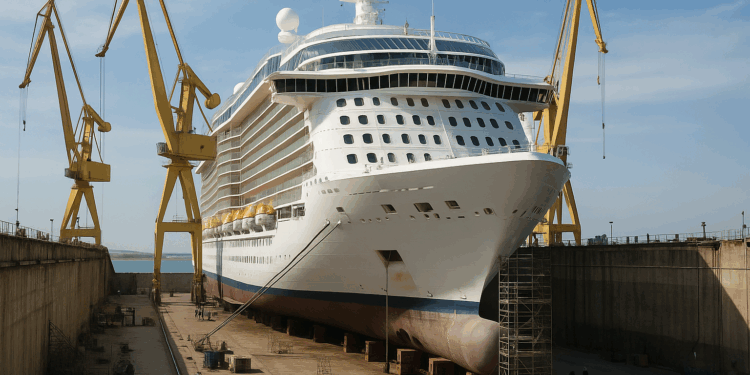 Royal Caribbean vuelve a confiar en Navantia Cádiz para reparar unos de sus cruceros