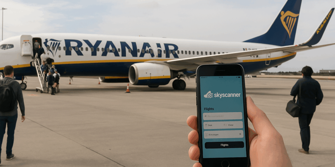 Ryanair sella la paz con Skyscanner tras años de conflicto