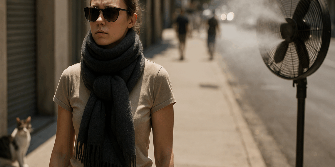 According to Ashley Olsen, It’s Never Too Hot for a Scarf