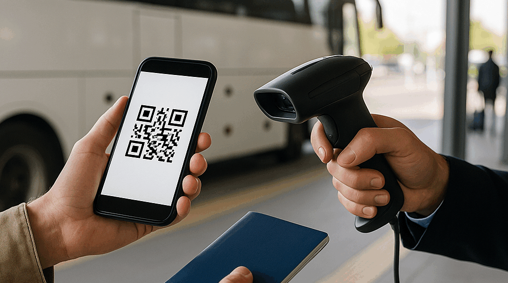 Taxis de Terminal de Autobuses con QR para viajes más confiables