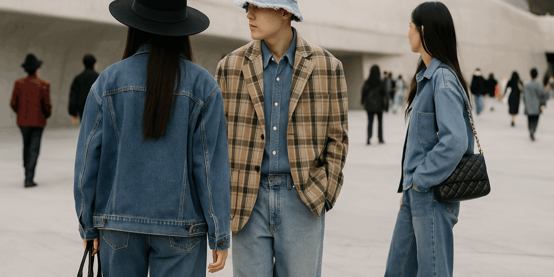 Hats, Plaids, and Lots of Denim!—The Best Street Style From Seoul Fashion Week