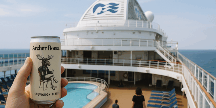 Suman vinos Archer Roose a oferta a bordo de Princess Cruises