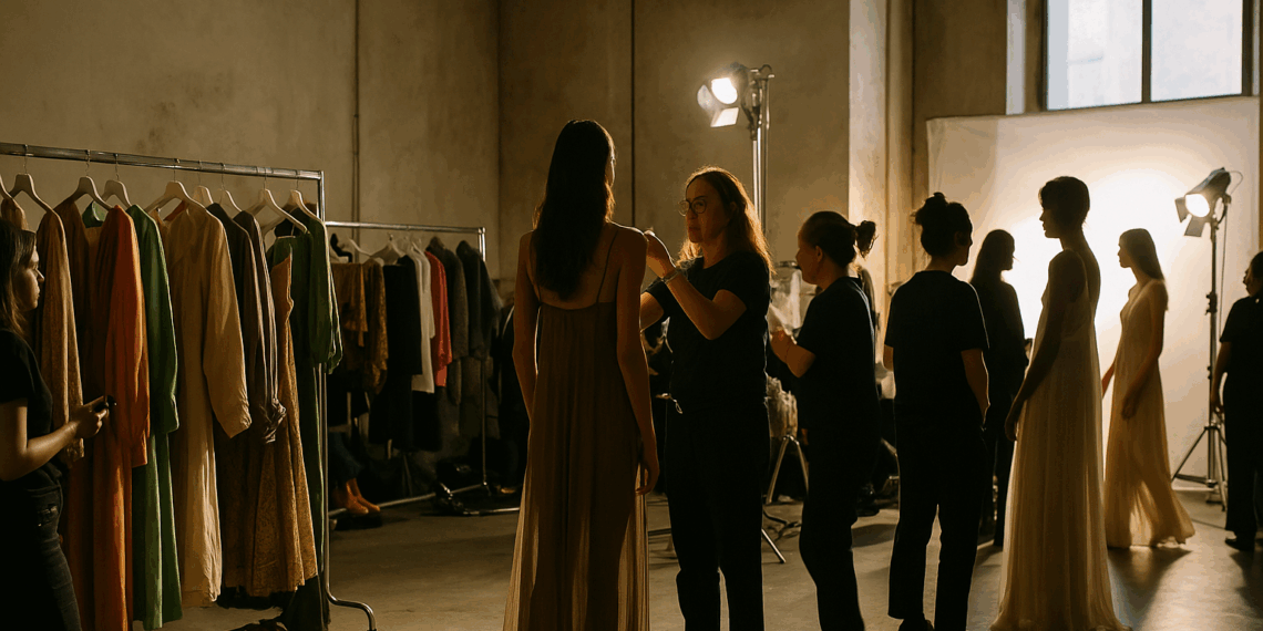 Go Backstage at Alberta Ferretti, Etro, and More at the Spring 2026 Shows in Milan