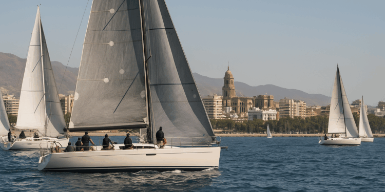 Dominio del Real Club Mediterráneo en la Copa Bahía Málaga de Cruceros