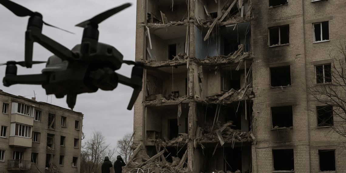 Las autoridades de Ucrania han acusado este miércoles a Rusia de lanzar "un ataque combinado" con más de 500 drones y alrededor de 25 misiles contra el país.