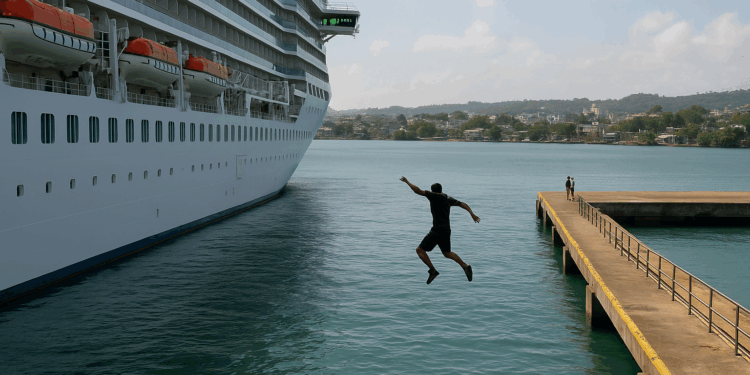Un hombre salta de un crucero en Puerto Rico por no pagar una deuda por apuestas