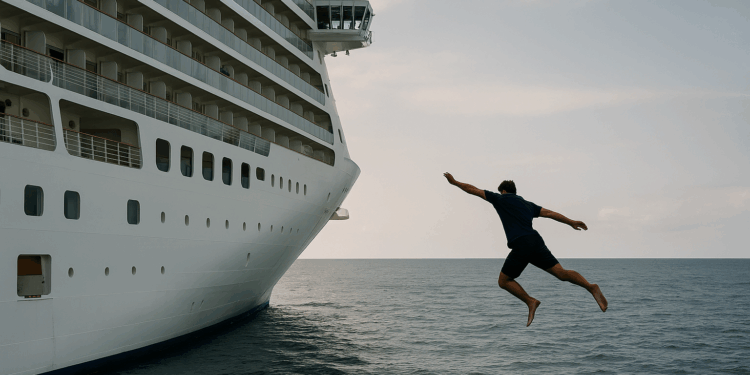 Un hombre salta de un crucero para evitar pagar una deuda de 13.700 euros