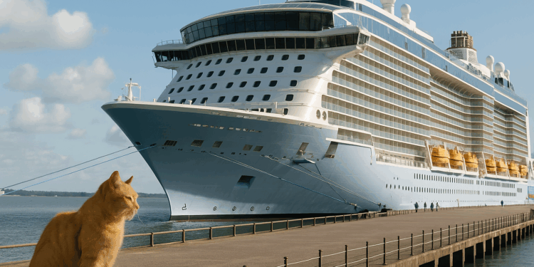 Un polizón en el Ovation of the Seas