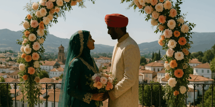 This Three-Day Wedding Celebration in Portugal Artfully Blended Malaysian and Bengali Traditions