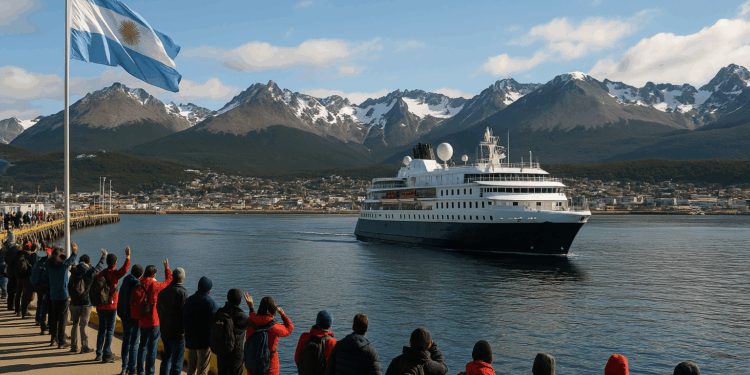 Ushuaia recibió al primer crucero antártico de la temporada 2025-2026