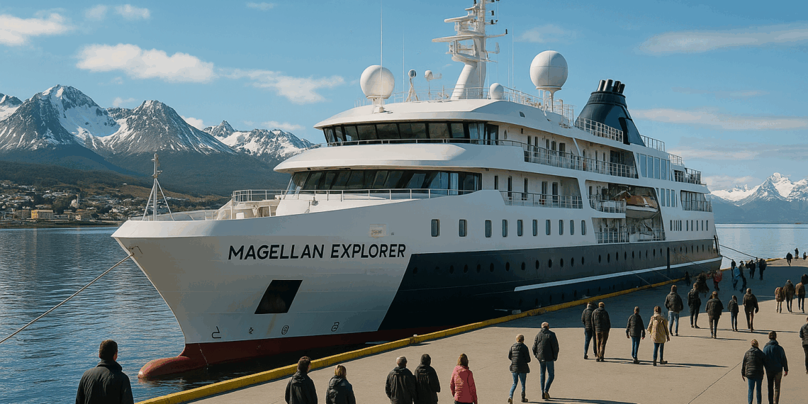 Ushuaia recibió al ‘Magellan Explorer’, el primer crucero antártico de la temporada 2025-2026