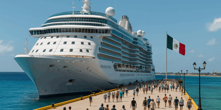 Anclan turistas en cruceros derrama de 734 mdd en México