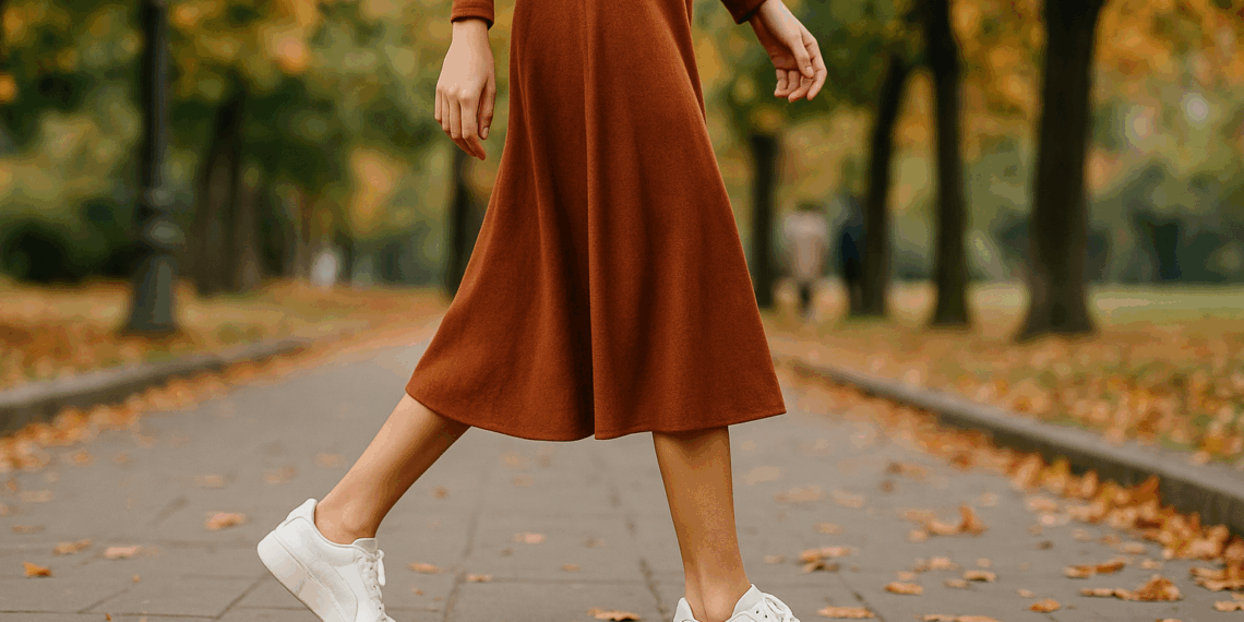 Los tenis de Puma cómodos y elegantes para lucir con vestidos en otoño 2025