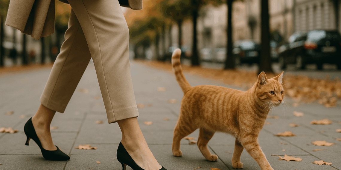 Adiós zapatos planos, ¡Hola, zapatos de tacón kitten! En otoño 2025 se llevan así