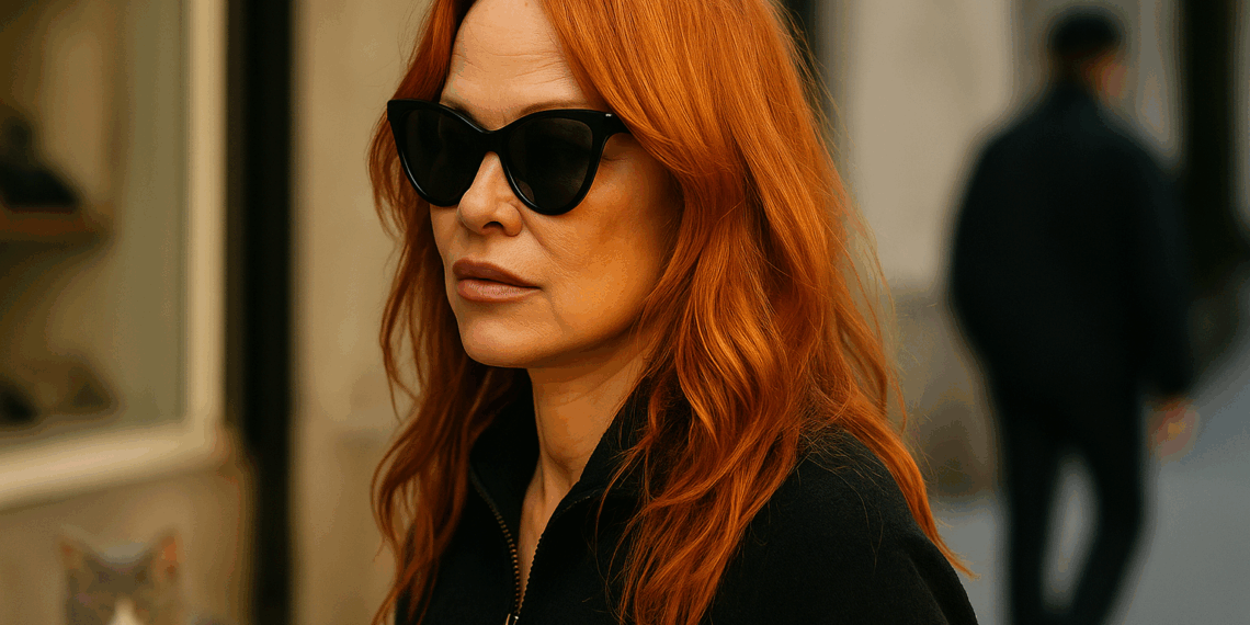 Blondie No More! Pamela Anderson Is Now Copper Red