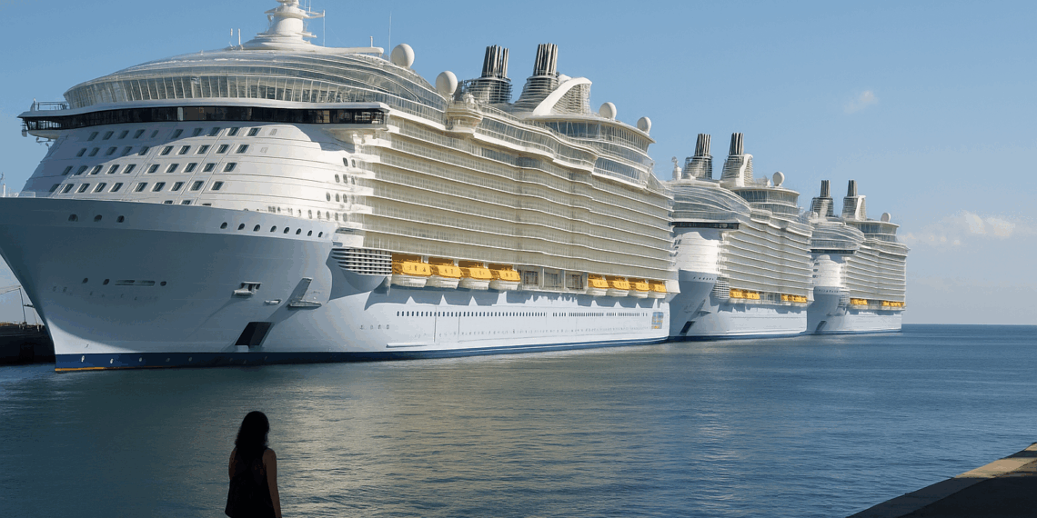 ¡Son cuatrillizos! El crucero más grande del mundo tendrá tres naves hermanas de tamaño gigante