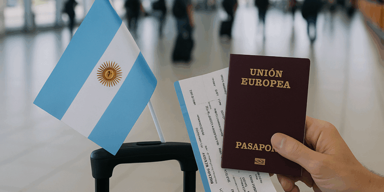 cuánto cuesta el permiso electrónico para los argentinos con pasaporte europeo